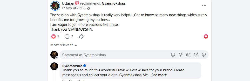 Gyanmokshaa learner outcome proof