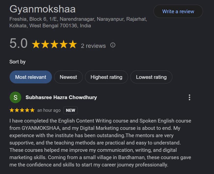 Gyanmokshaa client review